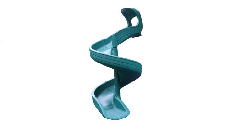 Spiral slide - playground equipment - slides - backyard play - Jungle Gyms Canada
