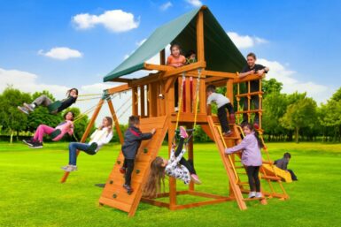 Dream Swing Set 2, backyard fun, residential play ground