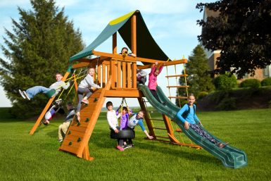 Supremescape 1, swing set, play set, fun in the sun, family fun time, playground, play date