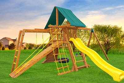 Children's outdoor best sale jungle gyms