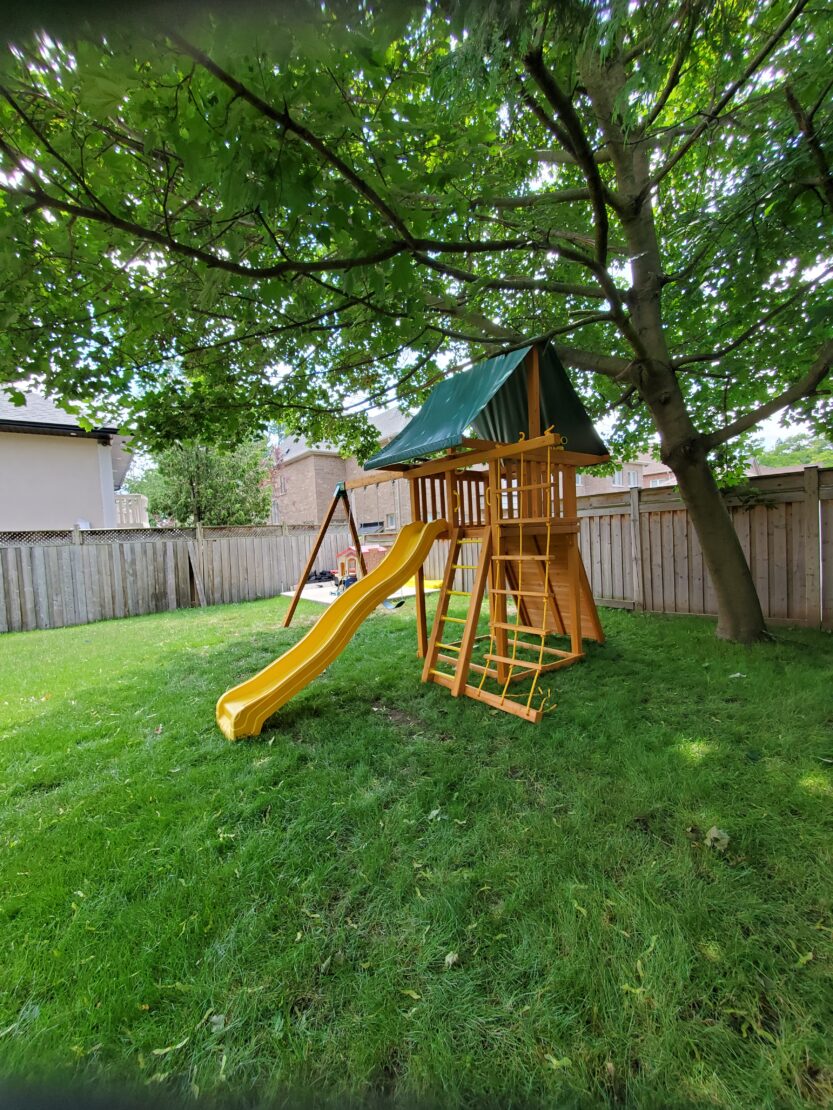 Dream 1 with glider Pickering ON Jungle Gyms Canada