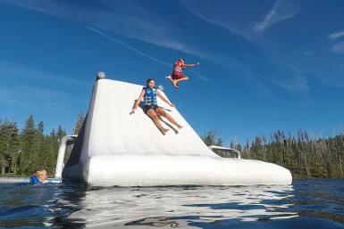 Aquaglide Velocity Slide 10.0, waterslide, fun at the lake, Velocity, slide