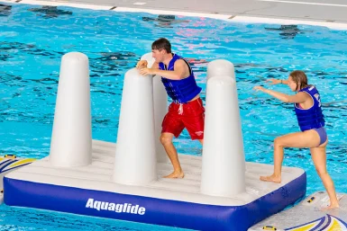 Barricade 10, Aquaglide Barricade 10, water obstacle course