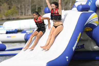 Aquaglide Free Fall 6, water slide, pool slide, Free Fall, Qauaglide