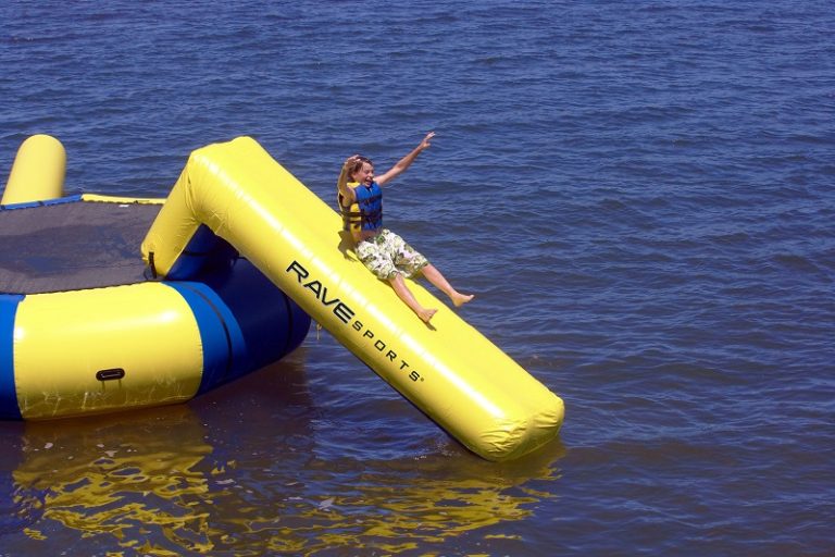 inflatable slide, Rave Aqua slide