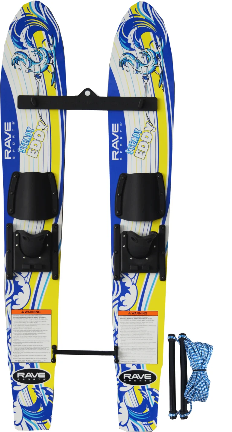 Rave Steady Eddy, trainer water skiis, junior water skiis, water skiis