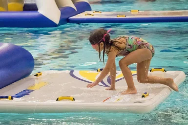 Swing step XL, Aquaglide swim step, boarding platform, raft, sun tanning