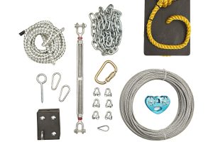 Canadian Zipline kit, zip line, backyard fun