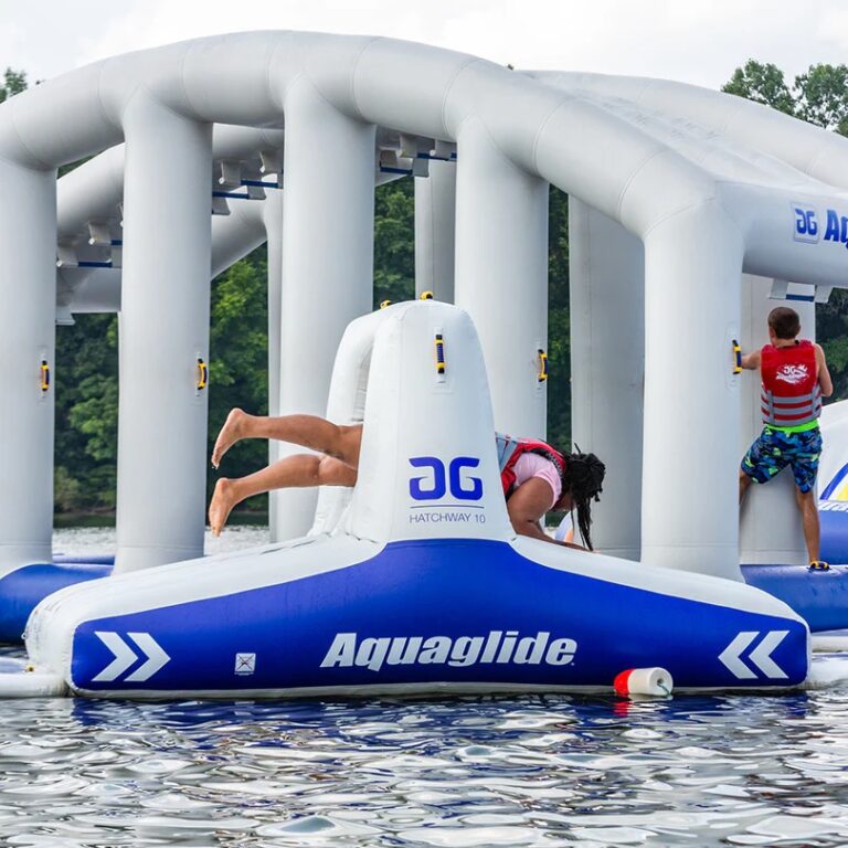 Hatchway 10, Aquaglide, water park track addition, on the water fun for all ages